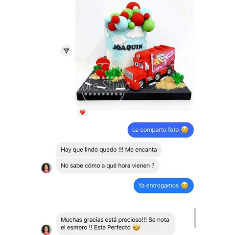 Reseña compartida por un cliente de Cake Studio, imagen 1