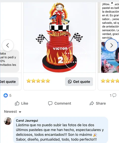 Reseña compartida por un cliente de Cake Studio, imagen 86